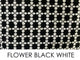 Flower Black White
