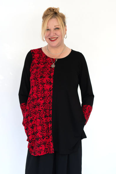 Rosalind Tunic / Luna Flame