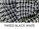 Tweed black white