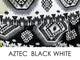 Aztec Black white