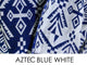Aztec Blue White