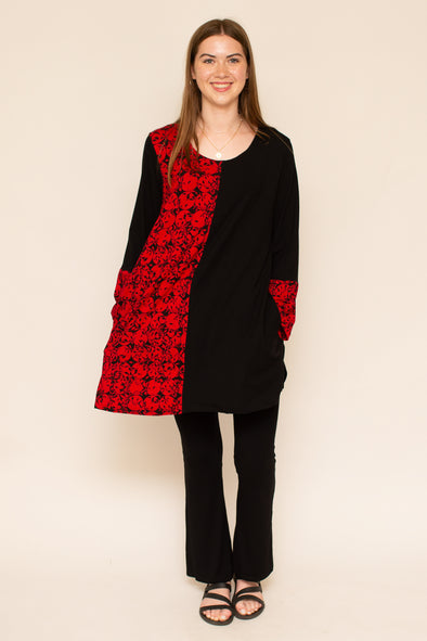 Rosalind Tunic / Luna Flame