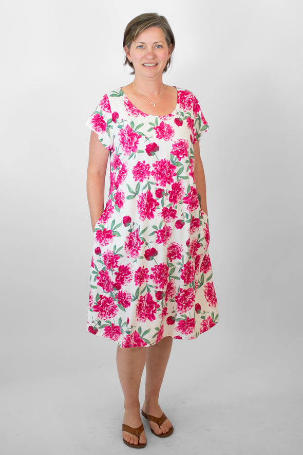 Olivia Dress / Peony Berry